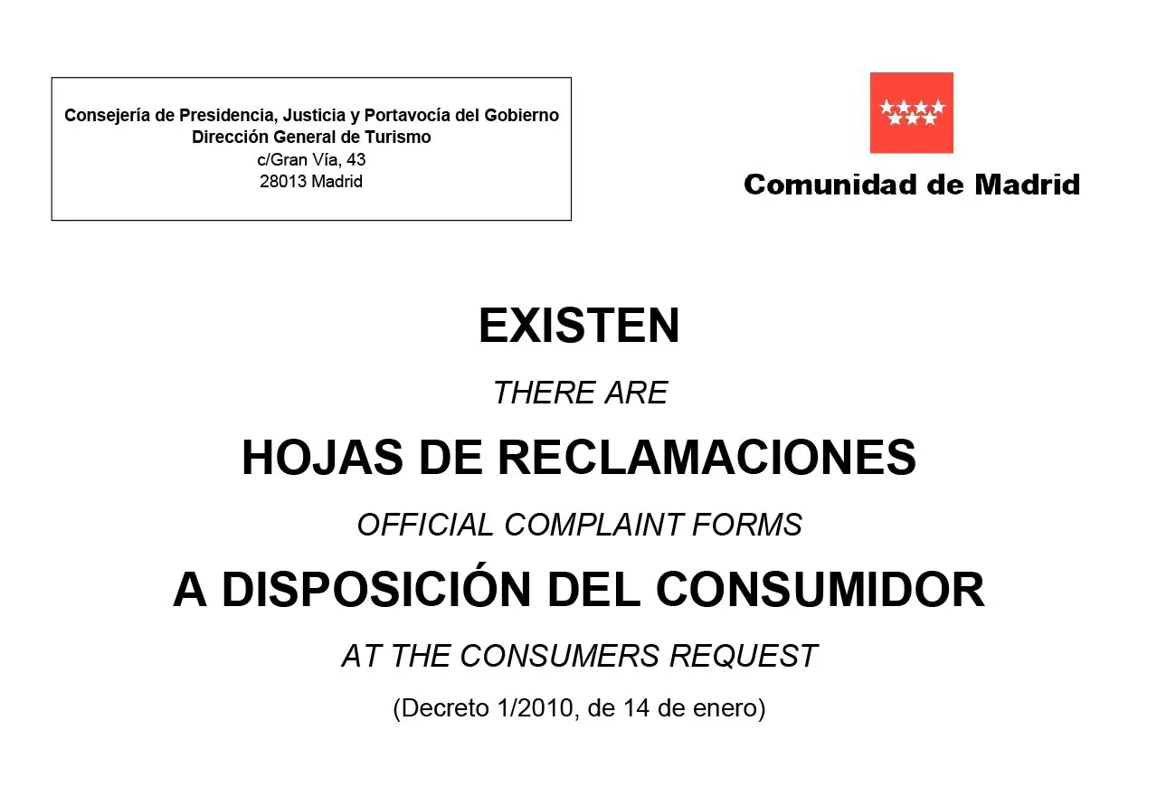 hojas de reclamaciones turismo galicia - Cómo conseguir hojas de reclamaciones en Galicia