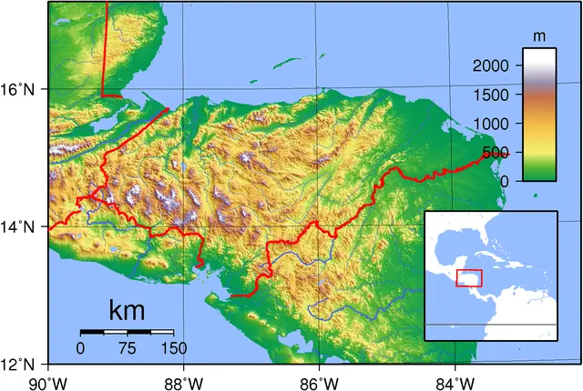 como la gegrafia de honduras afecta al turismo de montaña - Cómo es la geografía en Honduras