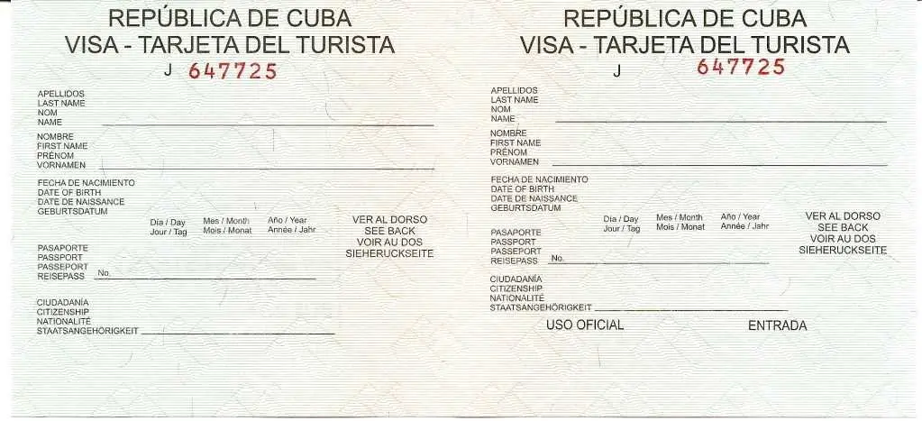 tarjeta de turismo cuba santo domingo - Cómo obtener una visa de turismo para República Dominicana desde Cuba