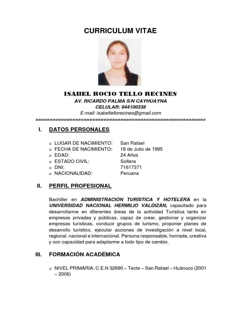 curriculum vitae de licencia en turismo - Cómo poner en un currículum que tengo licencia de conducir