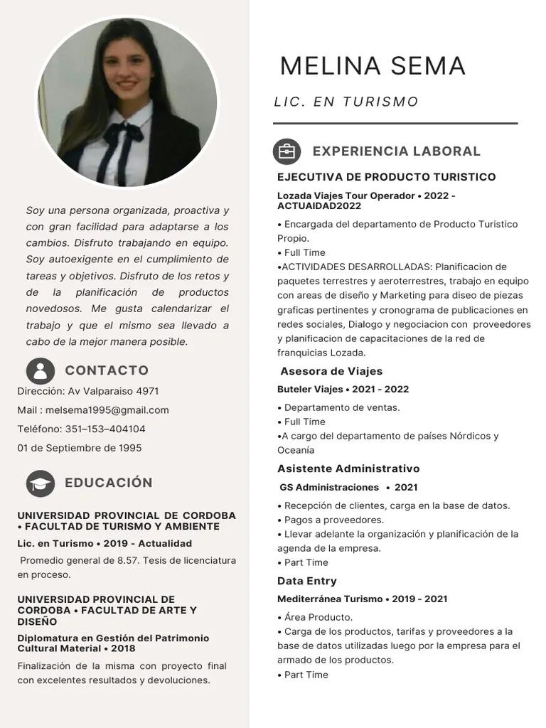 curriculum vitae de licencia en turismo - Cómo poner las licencias en un currículum