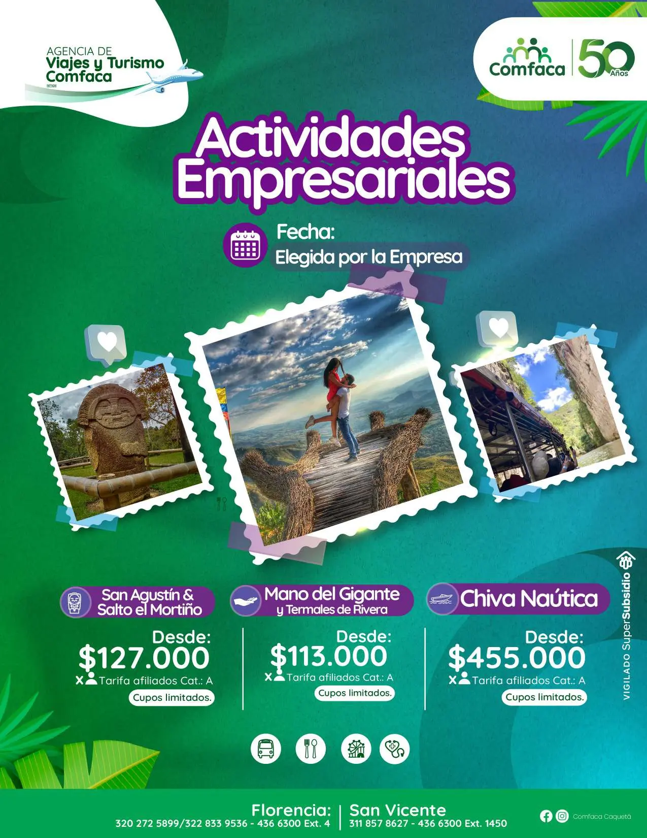 comfaca florencia turismo - Cómo puedo comunicarme con Comfaca Florencia Caqueta