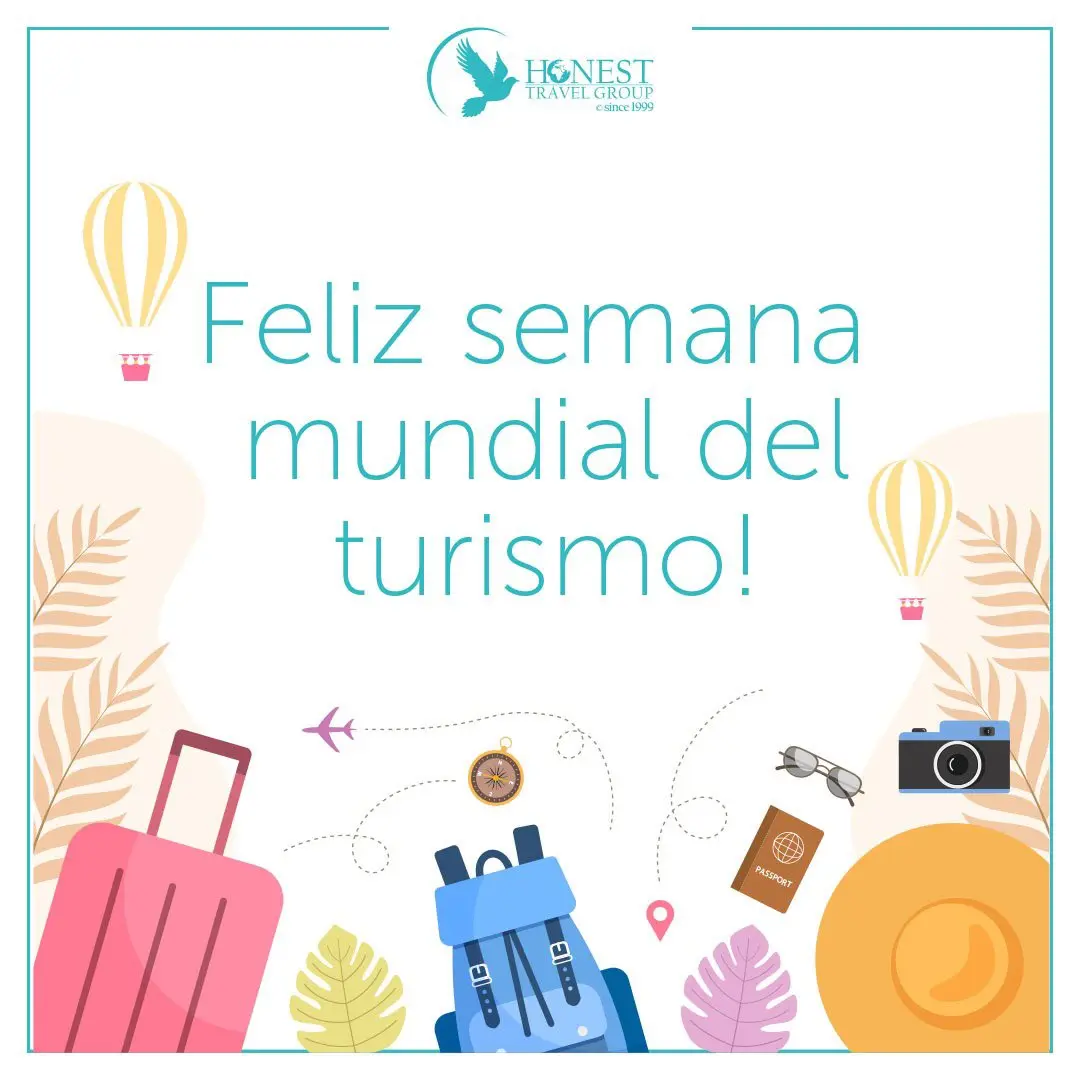 tarjetas feliz semana de turismo - Cómo se dice para desear un buen viaje