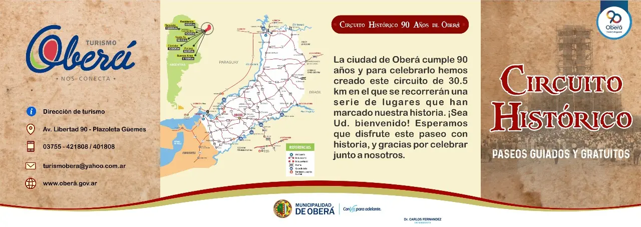 Turismo Oberá Misiones: Mapa, Historia y Atractivos - Cuándo es el aniversario de Oberá Misiones turismo obera misiones mapa - Cuándo es el aniversario de Oberá Misiones