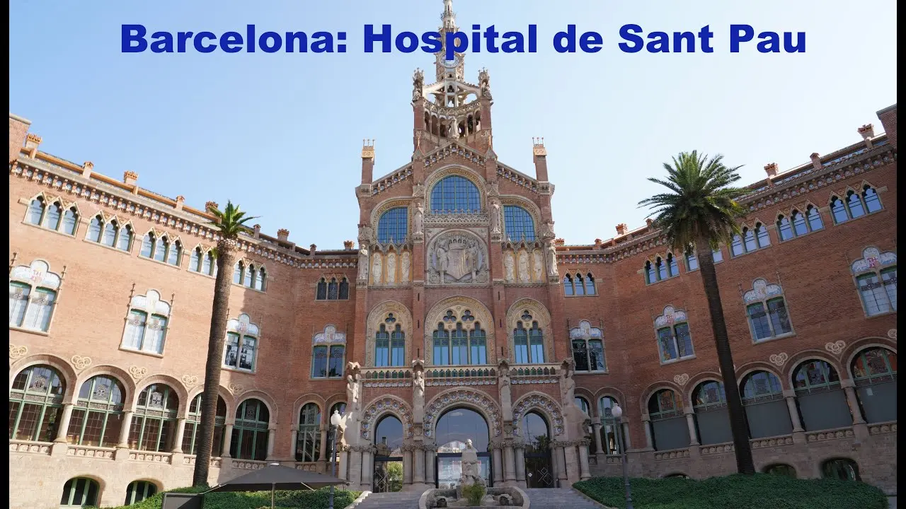 Hospital Sant Pau de Barcelona: Una joya modernista en tu viaje - Cuánto cuesta entrar al Hospital Sant Pau hospital barcelona turismo - Cuánto cuesta entrar al Hospital Sant Pau