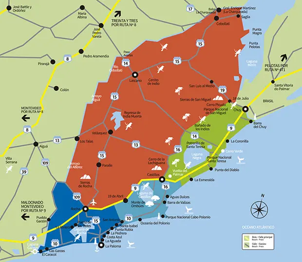 tipos de turismos que hay en e departamento de rocha - Cuántos habitantes tiene el departamento de Rocha