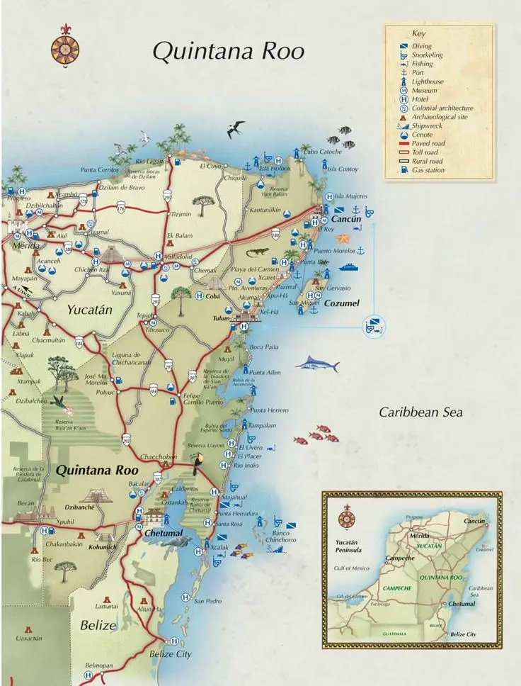 Mapa Quintana Roo Turismo: Explora el Paraíso Mexicano - Cuántos lugares turísticos hay en Quintana Roo mapa quintana roo turismo - Cuántos lugares turísticos hay en Quintana Roo