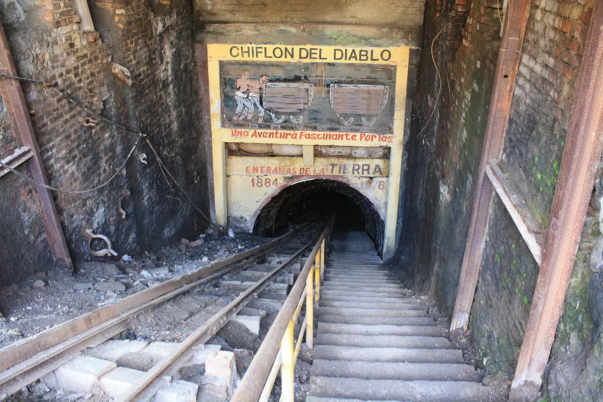 Turismo en la Mina Chiflón del Diablo, Concepción, Chile - Cuántos metros tiene el chiflón del diablo concepcion chile turismo mina - Cuántos metros tiene el chiflón del diablo