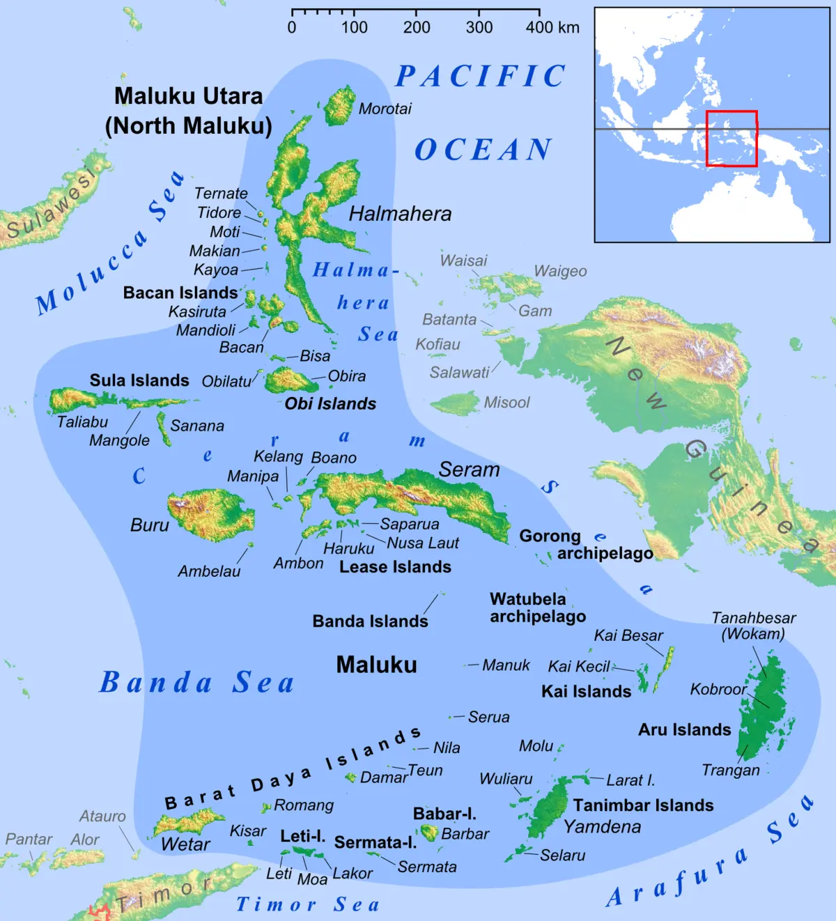 Islas Molucas: Turismo, Guía de Viaje y Consejos - Dónde están las islas Molucas islas molucas turismo - Dónde están las islas Molucas
