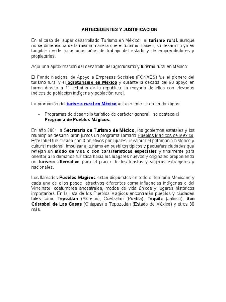 Ejemplo de Justificación de Turismo: Cómo Elaborar un Proyecto Turístico Exitoso - Qué debe tener un proyecto turístico ejemplo de justificacion de turismo - Qué debe tener un proyecto turístico