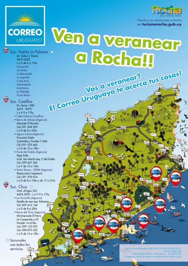 Distribución Correo Uruguayo Semana de Turismo - Qué días reparte el Correo Uruguayo distribución correo uruguayo semana de turismo - Qué días reparte el Correo Uruguayo