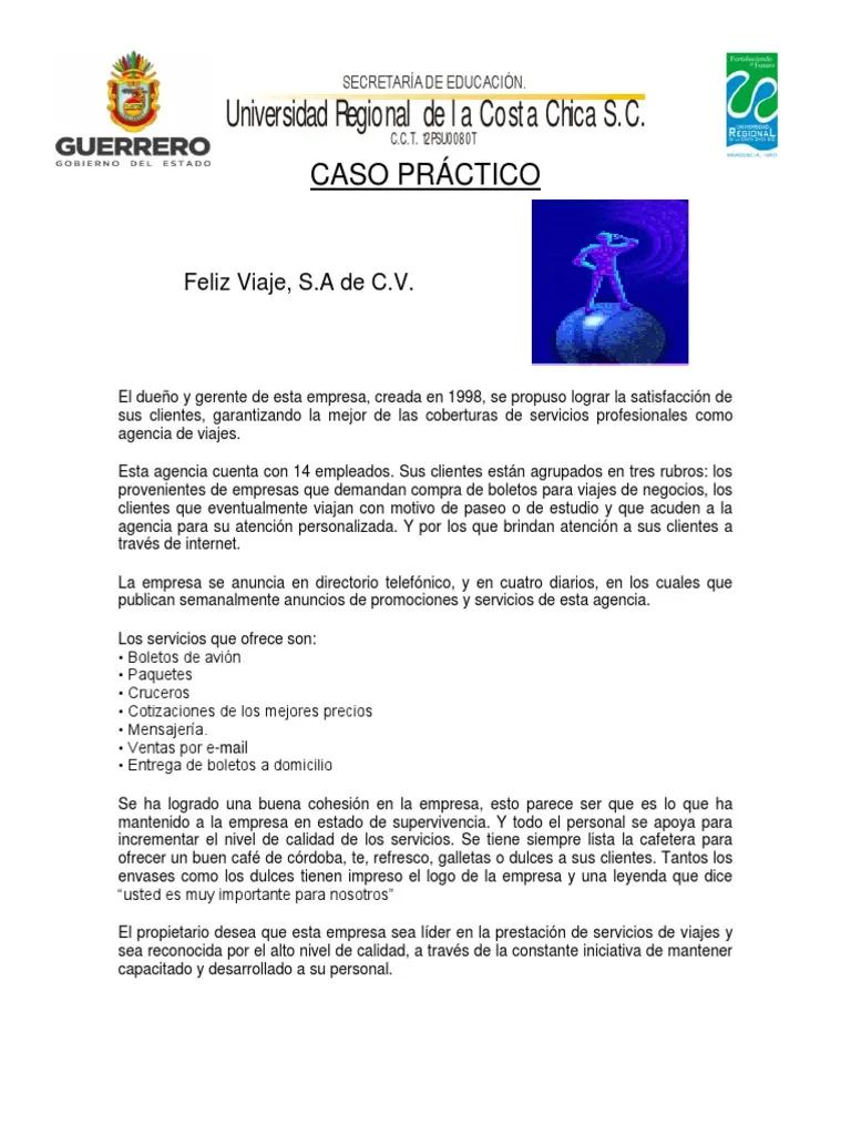 caso practico de administracion en empresa de turismo - Qué es un caso práctico en administración