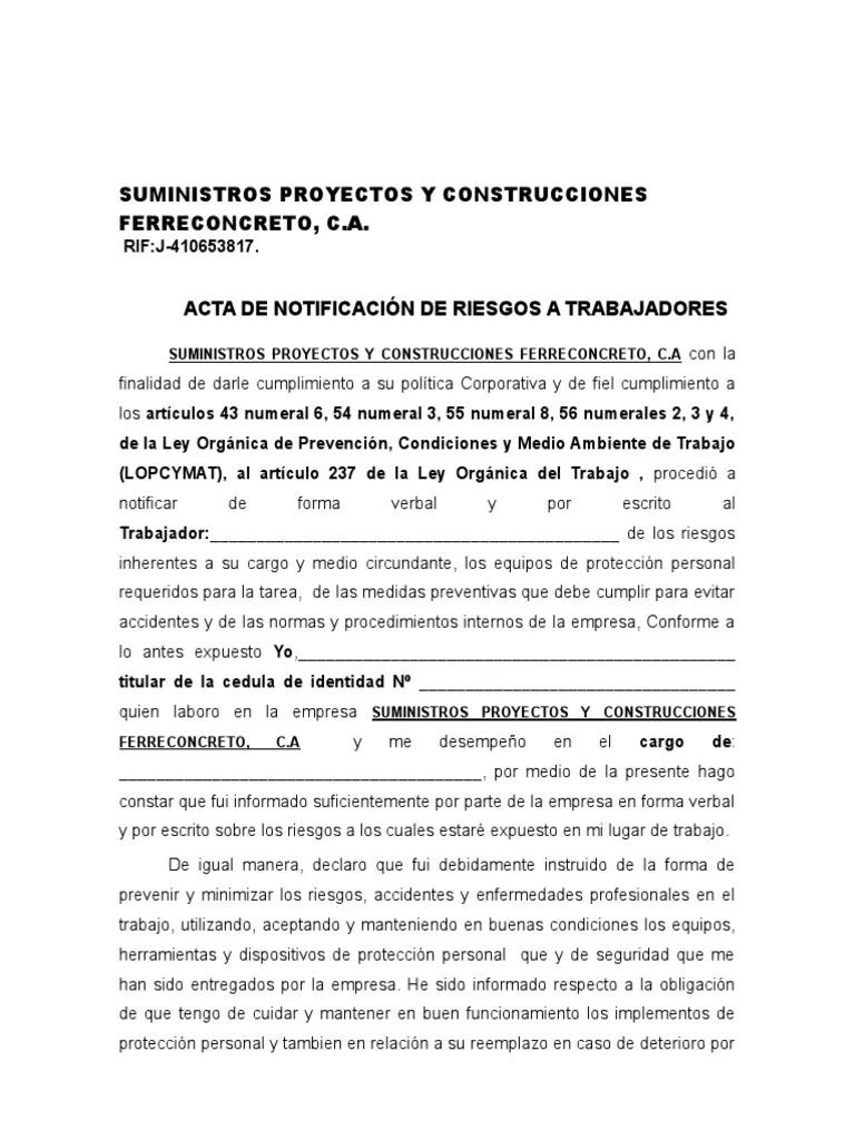 actas de eventualidades en accidentes en turismo prevencion de riesgos - Qué es un plan de contingencia en Turismo