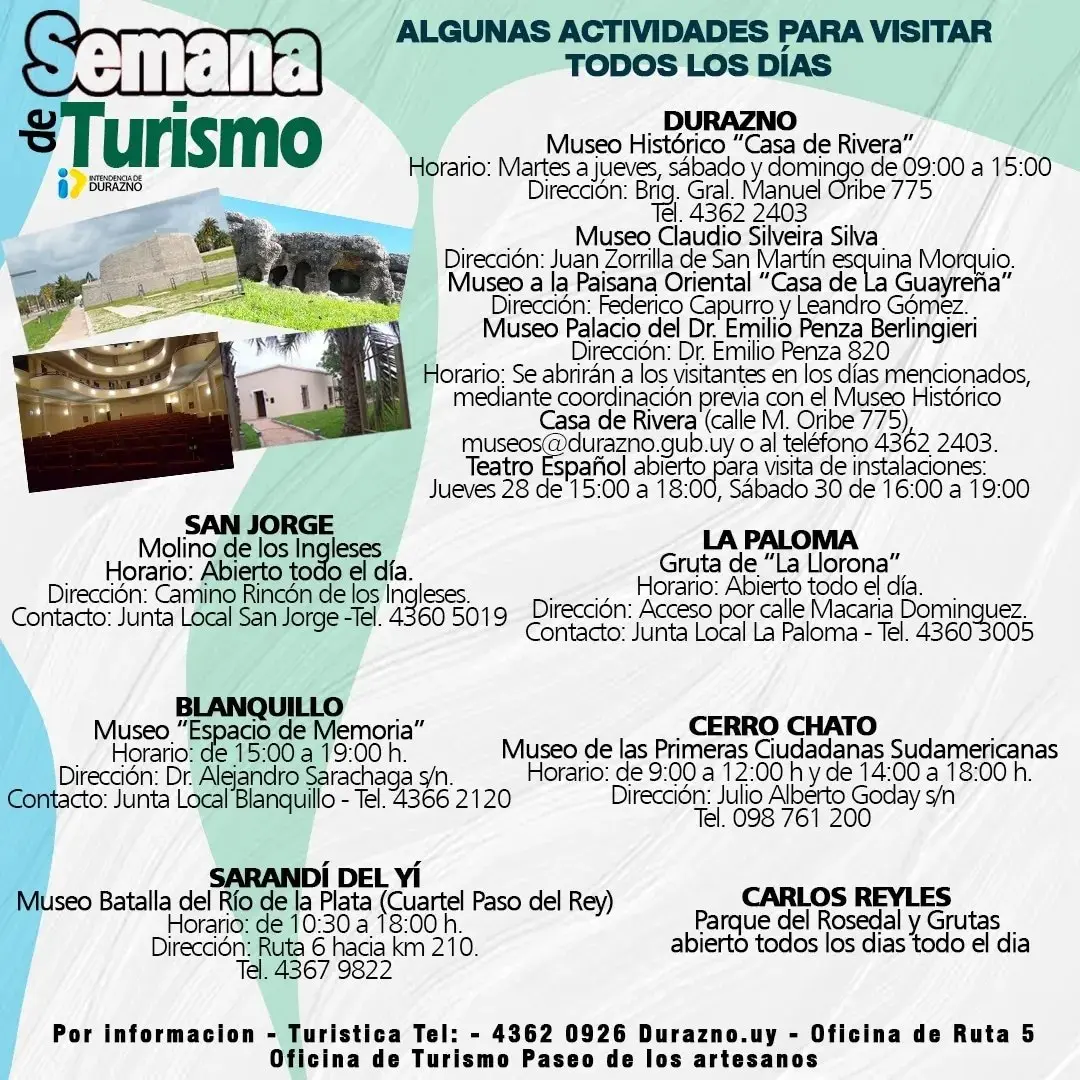 Eventos en Durazno durante la Semana de Turismo: Una Guía Completa - Qué festivales hay en Durazno que eventos se realiza en durazno en semana de turismo - Qué festivales hay en Durazno