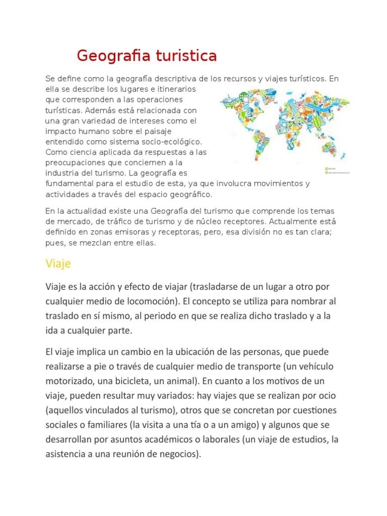 que importancia tiene la geografia para el turismo geografico - Qué importancia tiene el estudio de la geografía