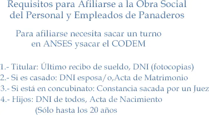 OSPEP para Panaderos: Guía de Afiliación y Cobertura - Qué necesito para afiliarme a OSPEP ospep panaderos turismo - Qué necesito para afiliarme a OSPEP
