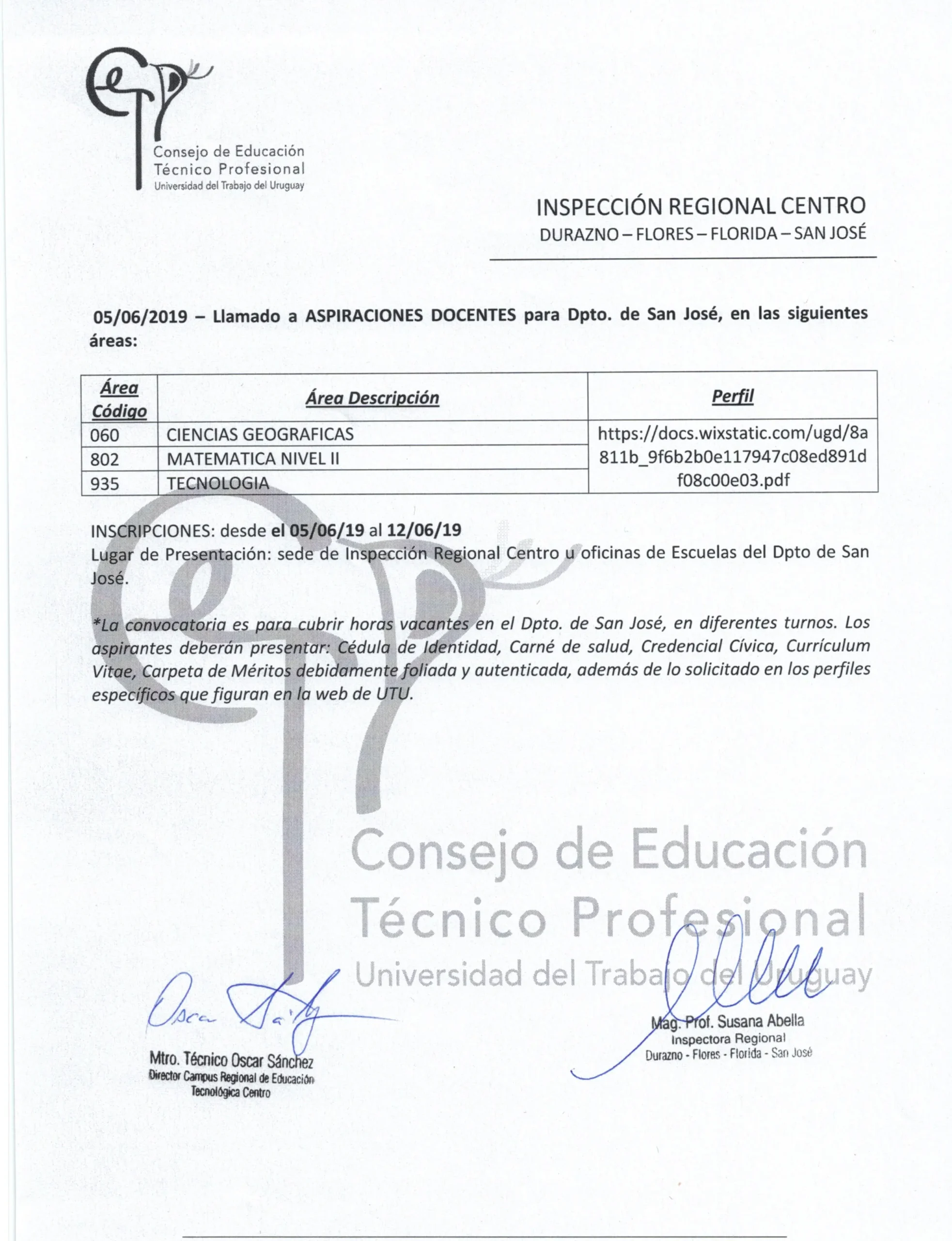 llamado docente utu area turismo - Qué necesito para dar clases en Utu