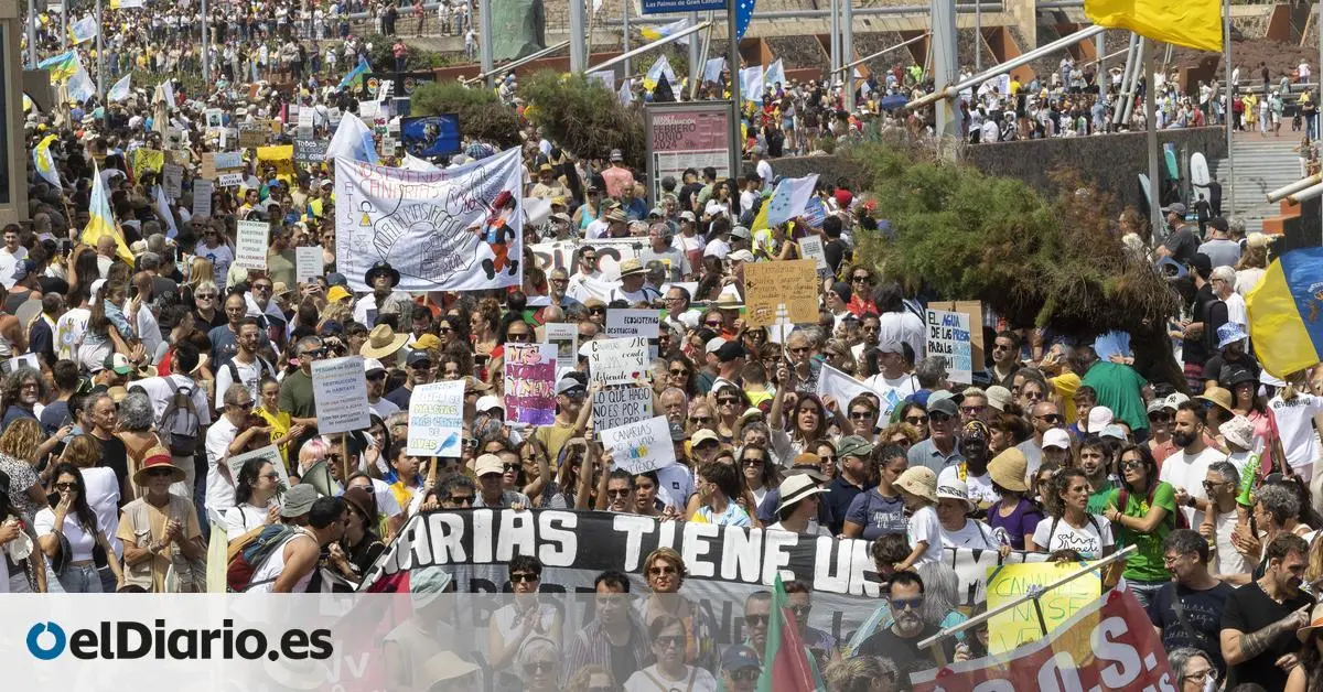 protestas canarias turismo - Qué pasó el día de Canarias