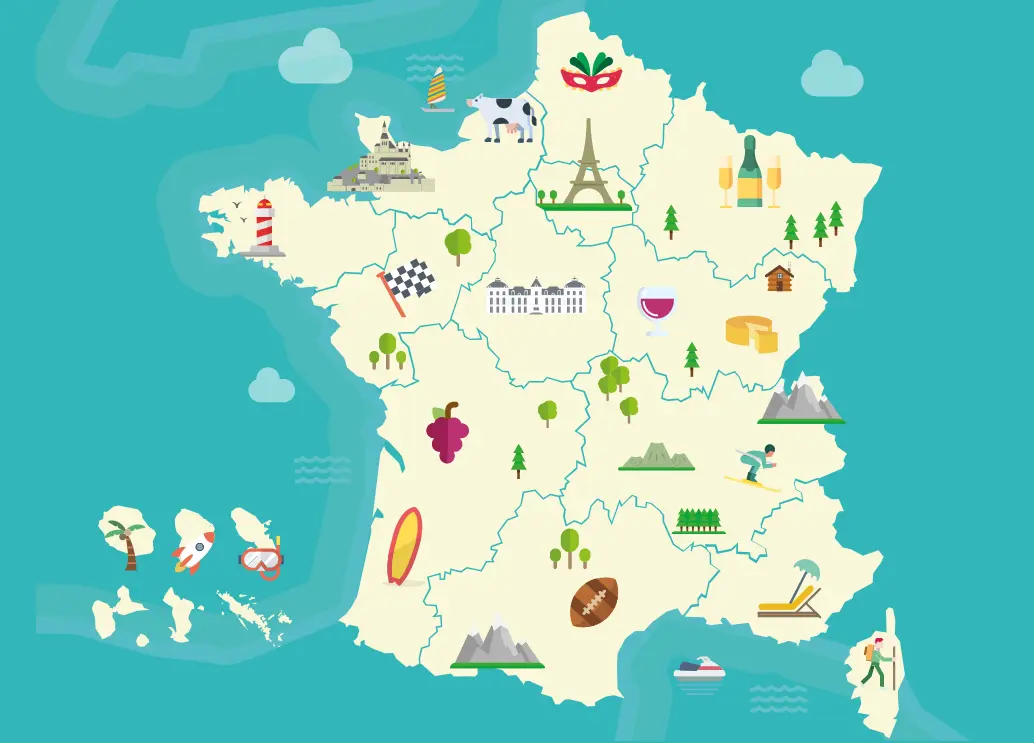 Francia: Turismo en las Regiones más Atractivas - Qué provincias visitar en Francia francia turismo regiones - Qué provincias visitar en Francia