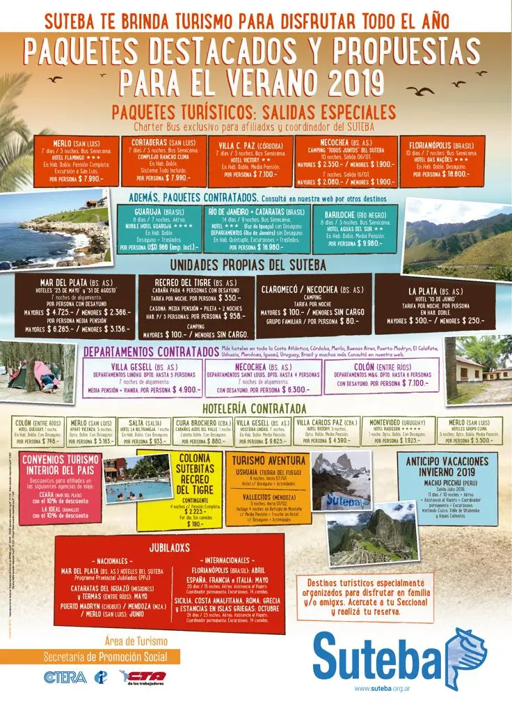 Suteba Turismo Bariloche: La Guía Definitiva para Docentes - Qué servicios ofrece Suteba suteba turismo bariloche - Qué servicios ofrece Suteba