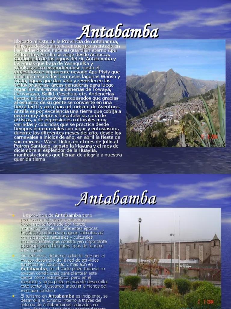 antabamba apurimac turismo - Qué significa Antabamba