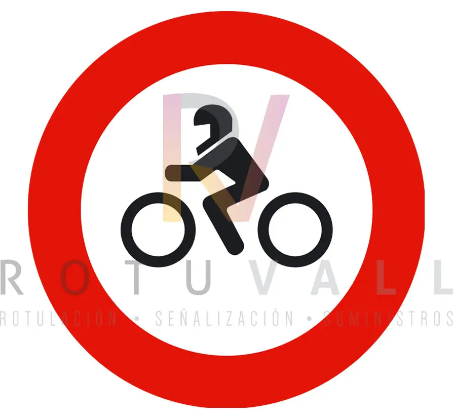 señal prohibido turismos - Qué significa la señal R-104